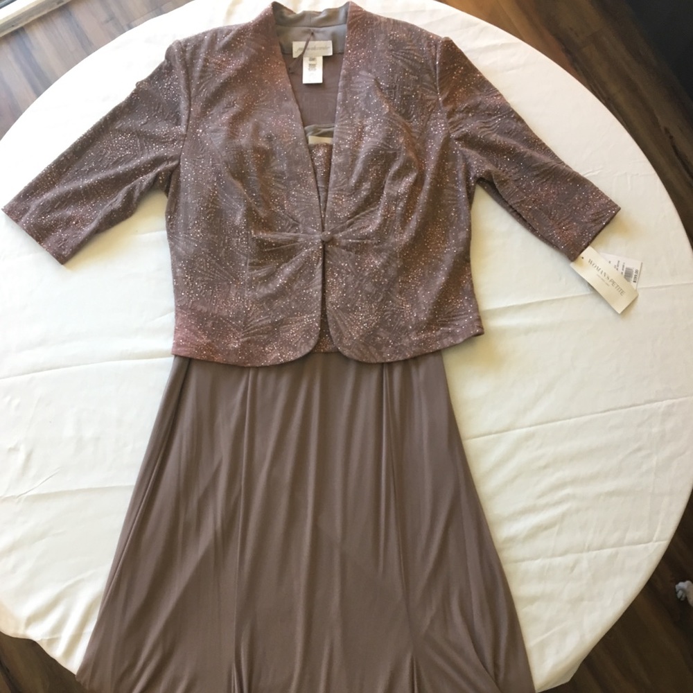 Mother of the Bride Mauve Dress w/ Jacket